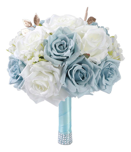 Bouqueto Bouques Boda Flor Flor Artificial Ancho De 22 Cm