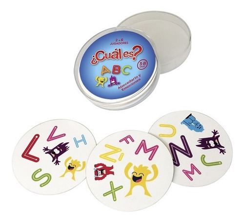 Imagen 1 de 9 de Cartas Alfabeto Memoria Visual Juegos Mesa Didacticos Niños