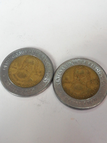 Moneda De 5 Pesos De Venustiano Carranza