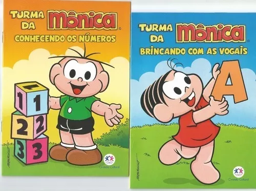 kit com 10 Livros Colorir Turma da Mônica - Cuidados do dia a dia-Ciranda  Cultural