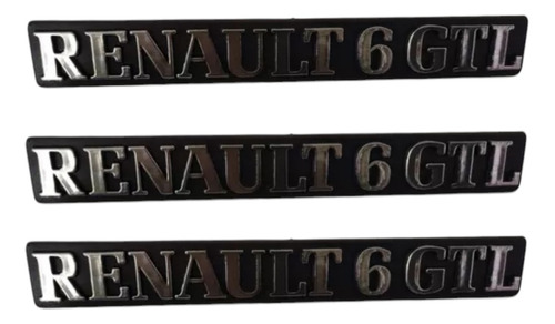 Emblema Renault 6 Gtl. 