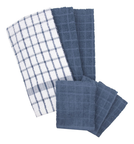 Juego De Toallas De Cocina 100% Algodón Absorbentes Y Suaves
