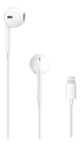 Imagen 1 de 2 de Apple Earpods Con Conector Lightning - Blanco
