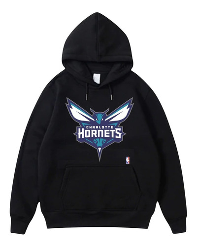 Sudadera Charlotte Hornets, Unisex Con Capucha 02