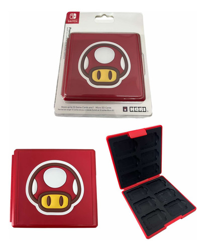 Porta Cartuchos Para 12 Juegos Nintendo Switch Tema De Toad