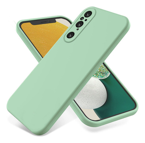 Xfunda De Silicona Líquida Para Xperia 5 V, Protección Total
