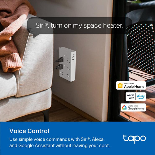 Tp-link Tapo Extensor De Enchufe Inteligente Con 3 Salidas