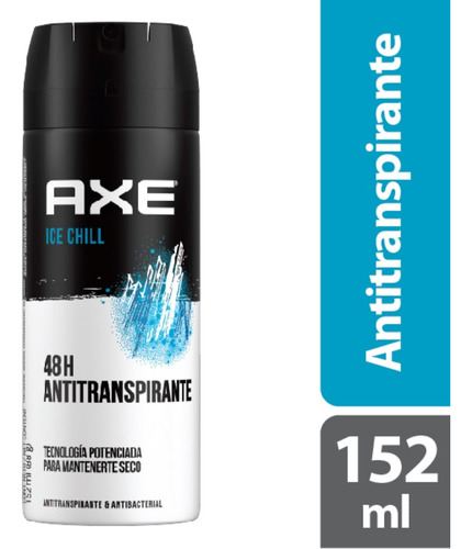 Desodorante Axe Ice Chill Seco Spray X 152ml