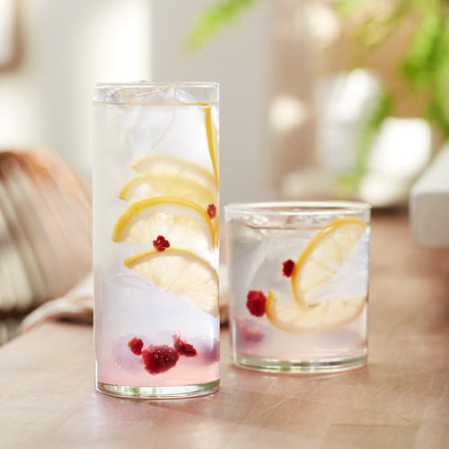 Libbey Vasos Crisa Miles De 473 Ml Y 369 Ml De Vidrio 16 Pz Cristalino