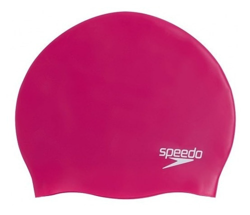 Gorra De Natación Speedo Plain Moulded Silicon Fucsia 459 Color 450-fucsia Diseño De La Tela Liso Tamaño U