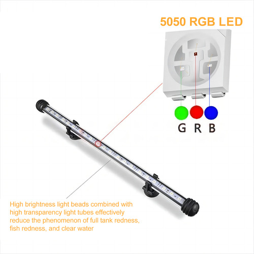 Tank Lamp Light Rgb Aquarium Remote Tropical Fish Coral