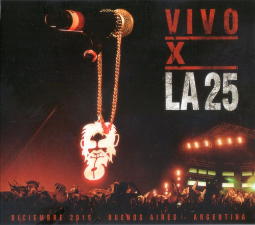 La 25 - Vivo X La 25 ( Cd + Dvd ) Edición Estandar 2016