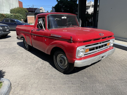 Imagen 15 de 15 de Ford F-100 Motor Naftero V8 Caja De 4ta Al Piso