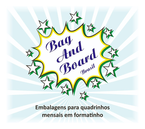 Bag And Board Para Quadrinhos Em Formatinho. C/ 100 Unid.