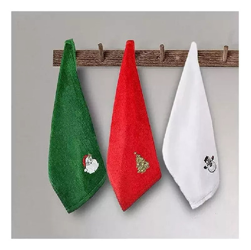 Hh Nova Toalha De Mão De Natal De 3 Peças