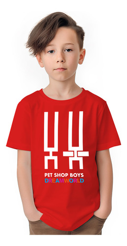 Polera Niños Pet Shop Boys Mask Dream 100% Algodon Wiwi