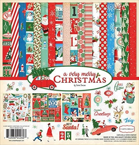 Carta Bella Paper Company Una Muy Feliz Navidad Collection K