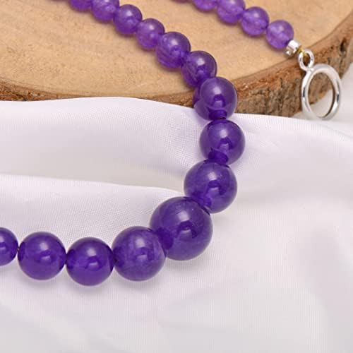 Collar De Gargantilla De Hilo De Cuentas Redondas Graduadas
