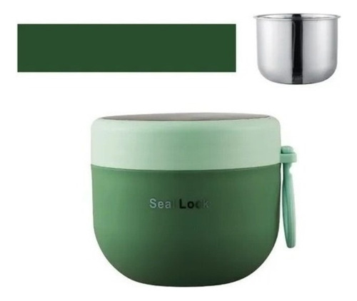 I Termo Fiambrera Para Comida, Cuchara, Recipiente Con A