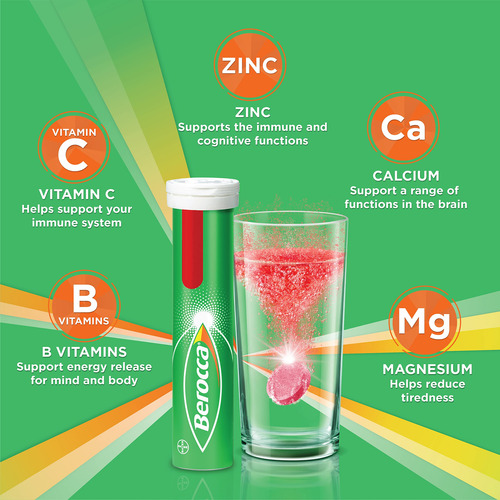 Berocca Performance Original Berry 30 Tabletas Efervescentes