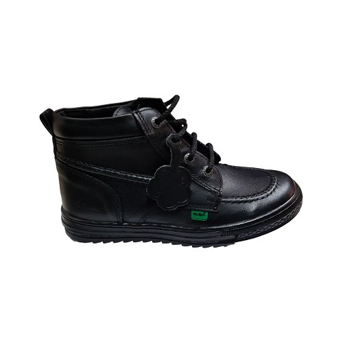 Zapatos Escolar Botín Negro Trenzas Kickers Talla 28-40