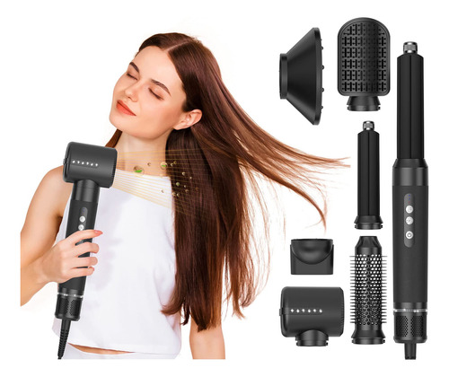 Penexiu 7 En 1 Hot Air Styler- Pro Hair Styler - Juego De Ce