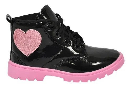 Botinha Infantil Feminina Cora o Para Meninas Confort vel