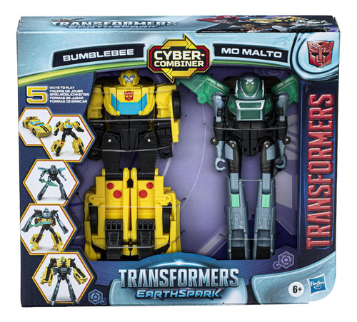 Transformers Earthspark Cyber-combiner Bumblebee And Malto R