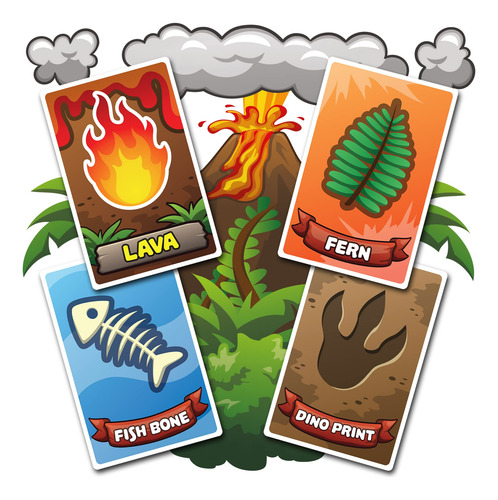 Juego De Mesa Jumping High Fives Baby Dinosaur Rescue Kids 4