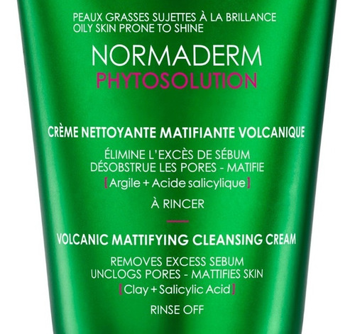 Imagen 2 de 3 de Normaderm Limpiador Con Arcilla Doble Accion 125 Ml