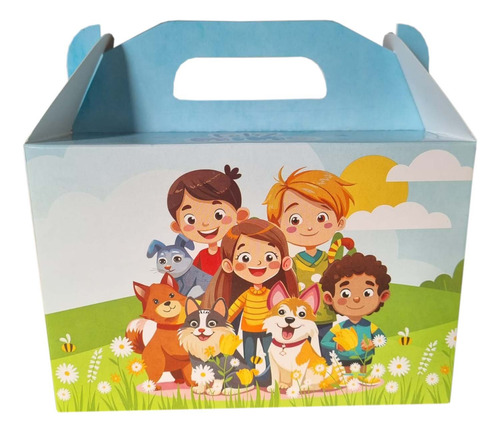 Caja Valija Maletin Chica - Impresa X 25u 335 Feliz Dia Del Niño