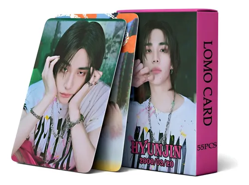 Lomo Card 55pcs/set Kpop Stray Kids Hyunjin Ate Photocard