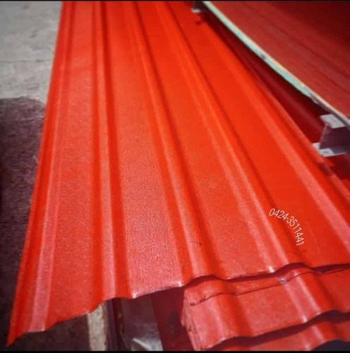 Lam Acerolit Rojo/blanco C/ancho X 6 Mts 