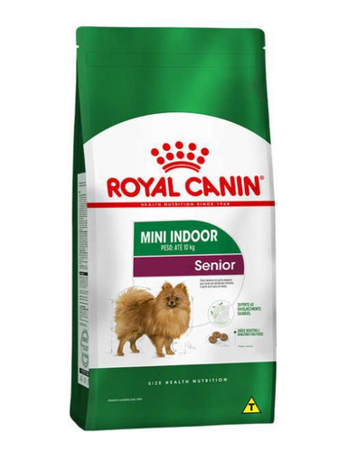Ração Royal Canin Mini Indoor Senior Para Cães Idosos 7,5kg
