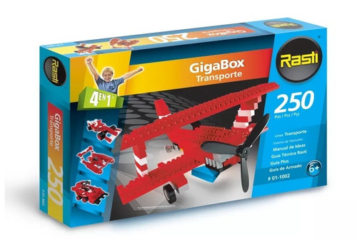 Rasti Gigabox Transporte 250 Piezas 4 Modelos Casa Valente