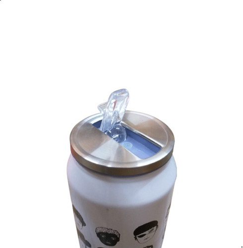 Imagen 5 de 6 de Botella Lata Termica 500 Ml Con Pico Rebatible Q17