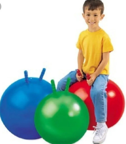 Imagen 4 de 5 de Pelota Saltarina Con Orejas Gigante De 50 Cm Juguete Fluor