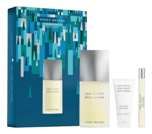 L'eau D'issey Pour Homme 125 Ml Set + Edt 10 Ml + Gd 50 Ml