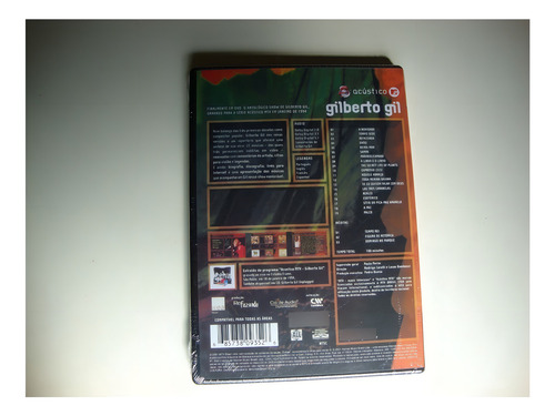 Dvd - Gilberto Gil - Acústico Mtv - Lacrado, Original