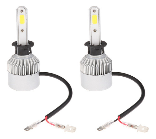 2 Piezas Led Light Light S2 H1 6000 K Bombilla Conversion N