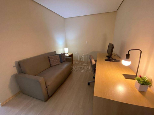 Imagem 3 de 20 de Flat Com 1 Dormitório Para Alugar, 45 M² Por R$ 1.300,00/mês - Centro - Santo André/sp - Fl0011