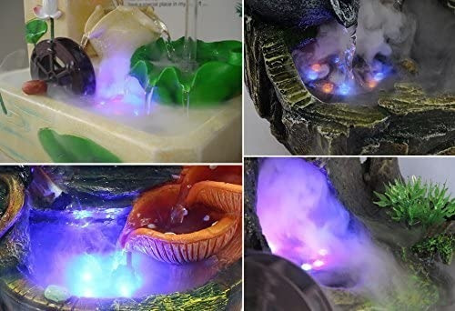 Humificador Con 12 Luces Led Generador De Niebla Acuarios