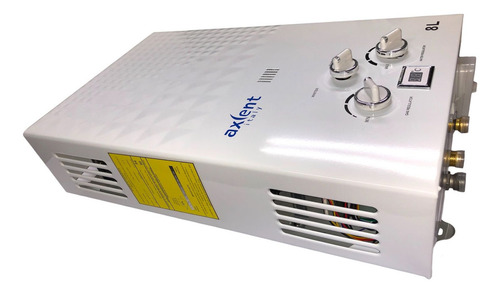 Boiler D/agua Para 1.5 Servicios. Gas Lp. Axcent Italy C8l Color Blanco Tipo De Gas Glp