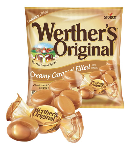 Caramelos Macizos Con Relleno Cremoso Werther's 75g Alemania