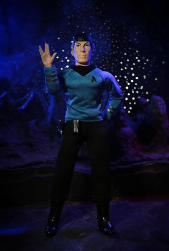 Boneca articulada Mr Spock Star Trek Mego Series 35cm