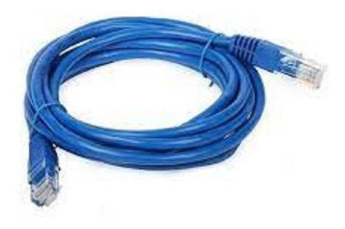 Patch Cord Slim Utp 4 Pares Cat6 2 Metros Azul Rede 8 Vias