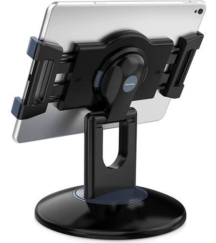 Soporte De iPad Tablet, Diseño Giratorio De 360° Negro
