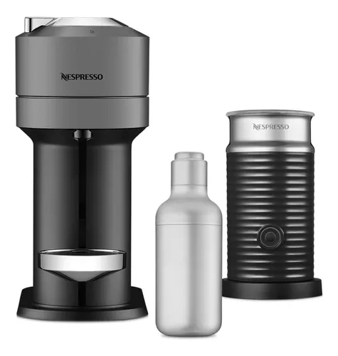 Cafetera Nespresso Vertuo Next Kit + Epumador +vaso Agitador Color Negro