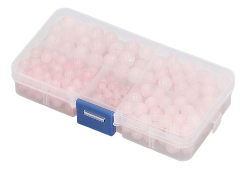 Perlas De Cuarzo Rosa, 340 Unidades, 4 A 10 Mm, Naturales, M