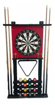 Comprar Taquera De Pool Deluxe Con Dardo + Triangulo + 2 Tacos Pool